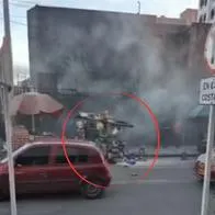 Explosión frente a la clínica Los Nogales (Bogotá): fue por una pipeta de gas