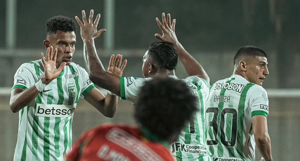 Tabla de posiciones del grupo A con empate de Nacional frente a Junior