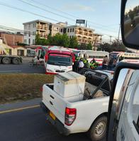 Bloqueo Vía Tocancipá-Bogotá