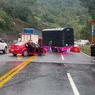 Accidente hoy paraliza la vía al Llano en comienzo del nuevo fin de semana