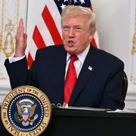 Donald Trump llamó estúpida a periodista que le preguntó por tiroteo y Joe Biden