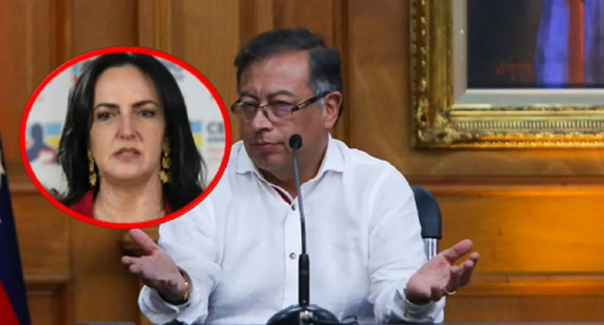 Gustavo Petro pulló a María Fernanda Cabal para leer inglés por aviones de EEUU