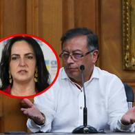Gustavo Petro pulló a María Fernanda Cabal para leer inglés por aviones de EEUU
