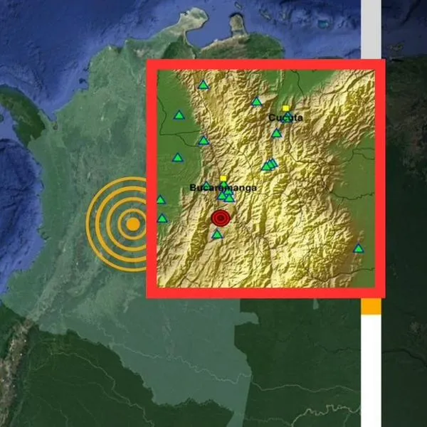 Temblor de magnitud 4.1 en Colombia en Los Santos (Santander) este 28112025
