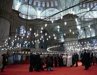 Turquía: el papa León XIV visita la Mezquita Azul de Estambul