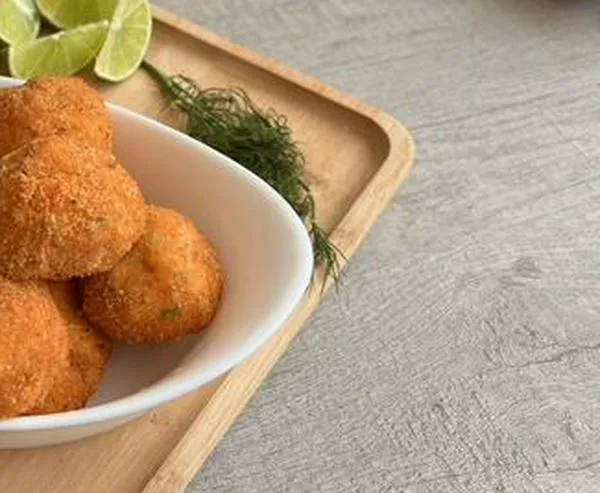 Receta: croquetas de salmón con papa  