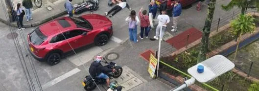 Dos accidentes en moto este domingo en Manizales 