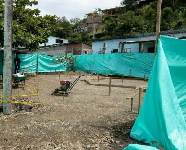 Fotos: así va la obra de renovación de un parque veredal de Manizales, conozca sobre el proyecto