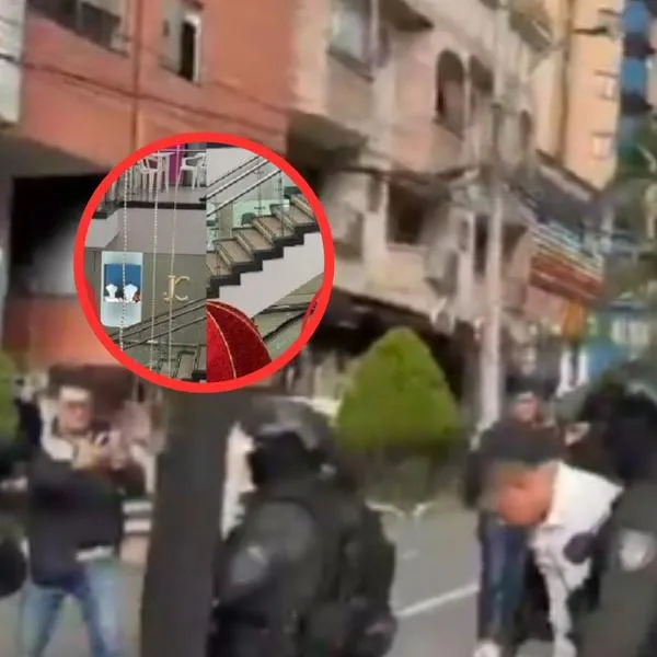 Identifican a ladrones que querían robar joyería y mataron a policía en centro comercial de Bucaramanga. Hubo seis que lograron escapar. 