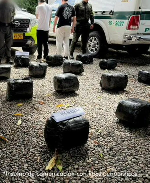 A prisión cuatro señalados de transportar 93 kilos de marihuana en vías de Cundinamarca