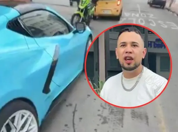 Video de dueño del Corvette grosero y borracho en Bogotá: que estaban haciendo