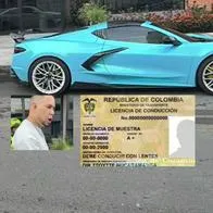 Identifican verdadero dueño del Corvette que iba mal estacionado en Bogotá