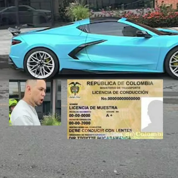 Identifican verdadero dueño del Corvette que iba mal estacionado en Bogotá