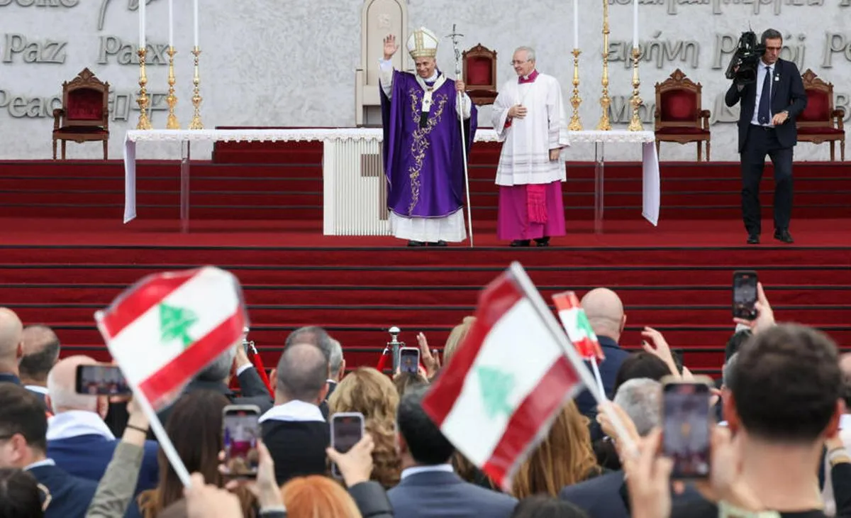 "Líbano, levántate": culmina la visita de Leon XIV al país mas católico de Medio Oriente