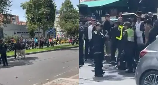 Video luego del presunto robo que dejó un muerto en el norte de Bogotá