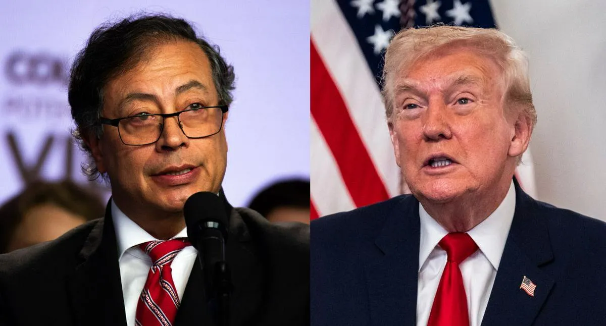 Gustavo Petro responde a Donald Trump por amenaza de ataque a Colombia para frenar el narcotráfico, misma estrategia que ha usado con Venezuela.