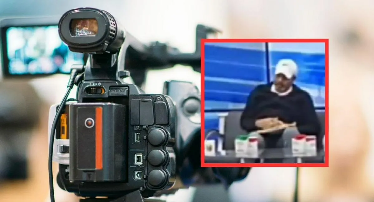 Hombre murió en una entrevista en vivo y cámara registró el inesperado momento