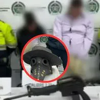 Quién es el hombre que apareció disparando con un fusil en Bogotá; lo grabaron con máscara y habría usado prendas de la 'peste negra'.