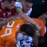 Así fue la pelea entre jugadores de Nacional y Medellín