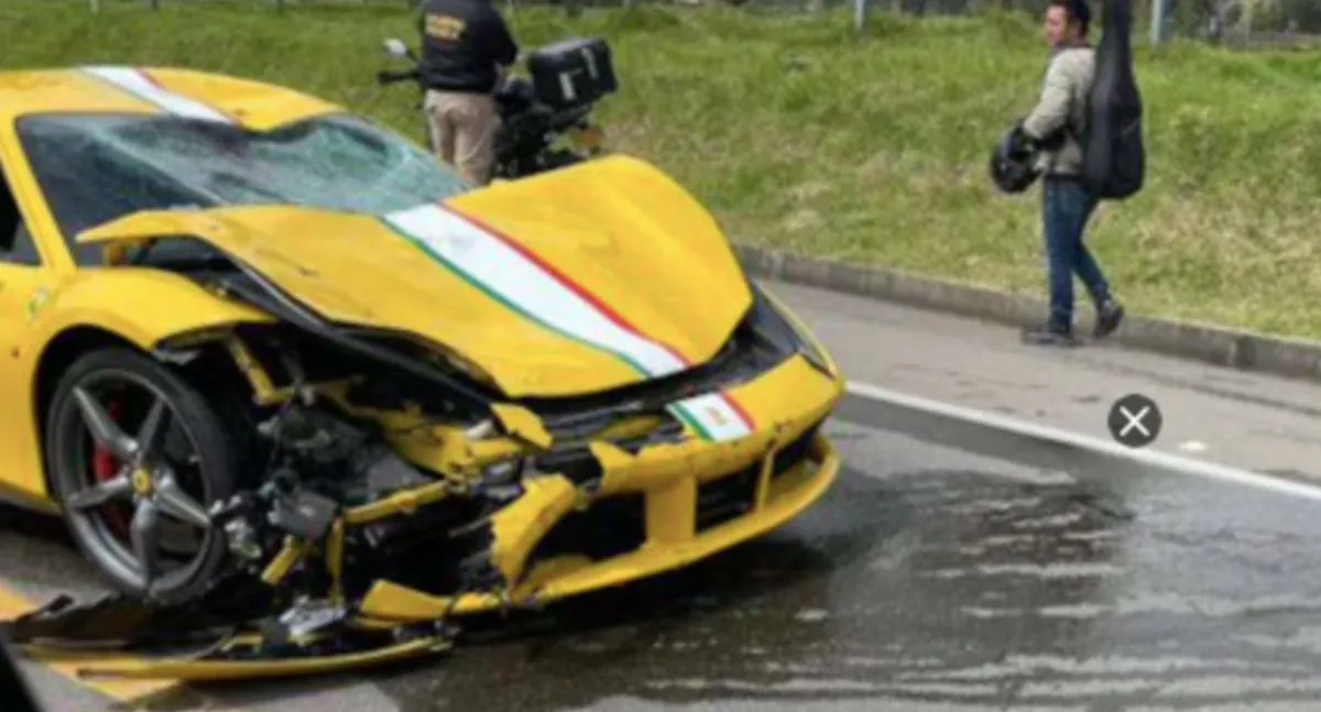 Dan resultados de prueba de alcoholemia a dueño de Ferrari e identifican a motociclista que murió en la vía La Calera-Sopó. 