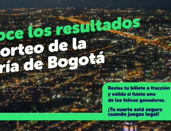 Consulta los resultados del último sorteo Lotería de Bogotá del 4 de diciembre 