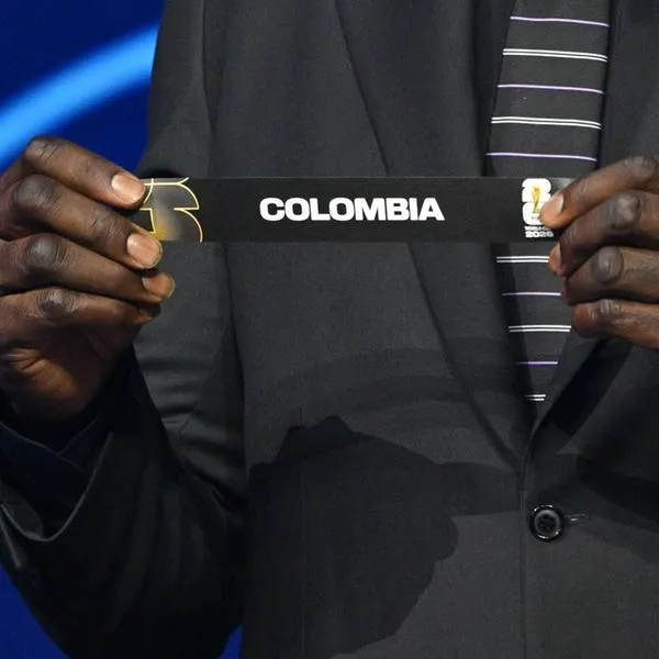 Papeleta de Colombia en el sorteo del Mundial 