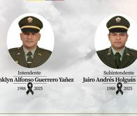 Asesinan a dos policías en ataques atribuidos a la guerrilla del Eln