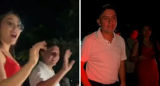 Nelson Marroquín, alcalde de Masagua, Guatemala, que fue asesinado a tiros cuando estaba con su esposa en un desfile navideño