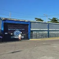 Entrada de la cárcel El Bosque de Barranquilla, donde presos hicieron una rumba el Día de Velitas