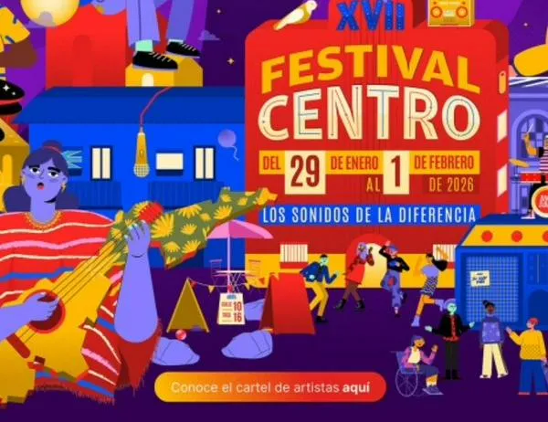 ¡Prepárate! Listo el cartel de artistas que estarán en el Festival Centro 2026 