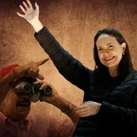 Nicolás Maduro y María Corina Machado 
