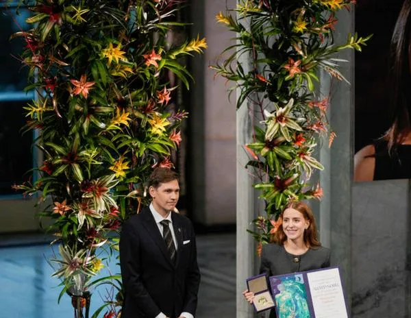 La Nobel de Paz María Corina Machado dice en Oslo que va volver a Venezuela