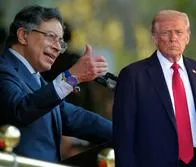 Gustavo Petro y Donald Trump
