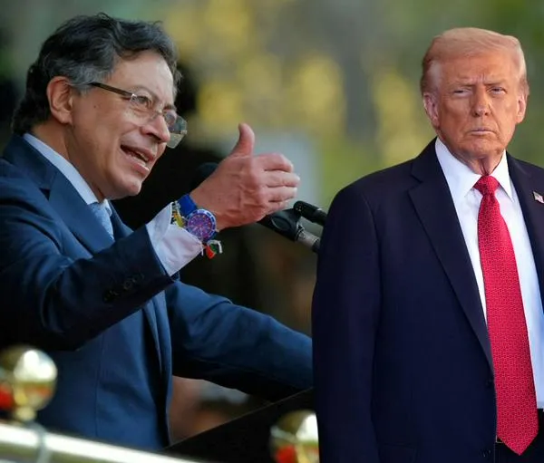Gustavo Petro y Donald Trump