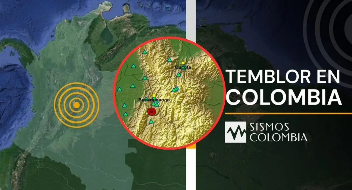 Temblor en Colombia de magnitud 3.0 en la noche del jueves 11122025
