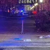 Entrada de la Universidad de Brown, donde ocurrió una balacera que dejó a dos personas asesinadas y ocho heridas