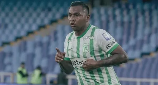 Alfredo Morelos, delantero de Atlético Nacional, en un partido de la Liga BetPlay II-2025