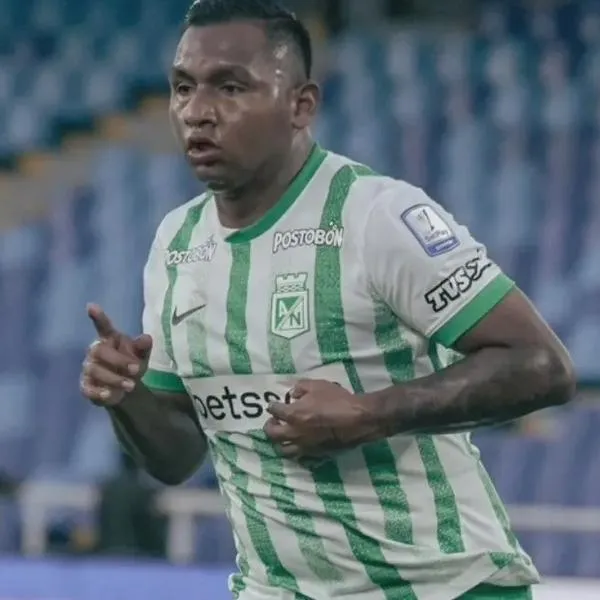 Alfredo Morelos, delantero de Atlético Nacional, en un partido de la Liga BetPlay II-2025