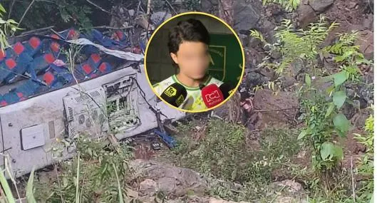 Joven se salvó de morir en accidente en excursión escolar en Antioquia por no ir