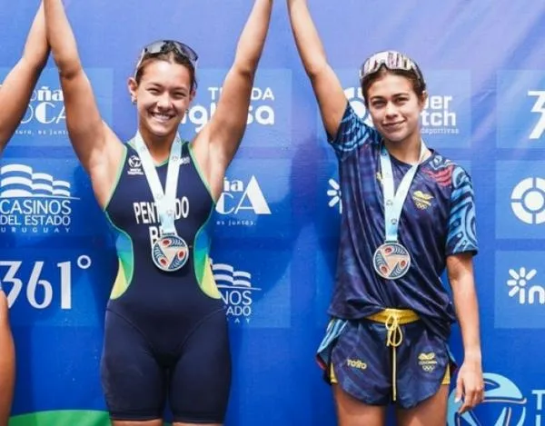 Triatleta caldense es medallista en certámenes internacionales en Uruguay