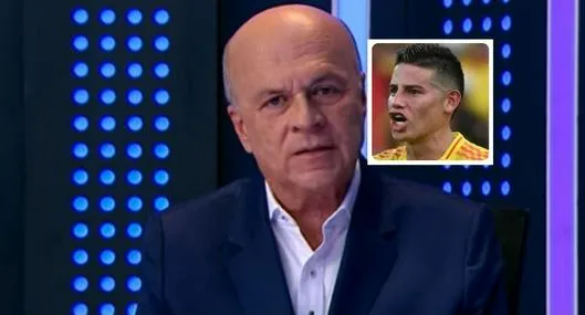 Carlos Antonio Vélez estalló a James Rodríguez con Selección Colombia en Mundial