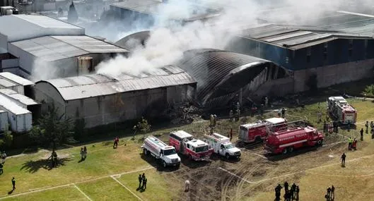 Así se vio el accidente de un jet en el aeropuerto internacional de Toluca, México