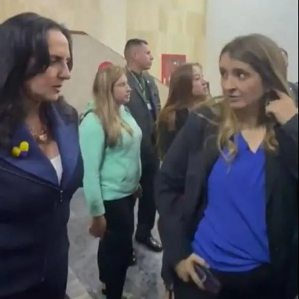 Así fue el encuentro de María Fernanda Cabal y Paloma Valencia, luego de que el Centro Democrático escogió a su candidata