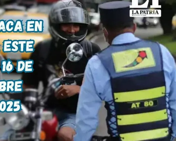 Pico y placa en Pereira (Risaralda) este martes, 16 de diciembre del 2025