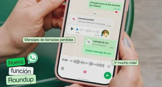 Llamadas perdidas en WhatsApp ahora pueden responderse con notas de voz o vídeo