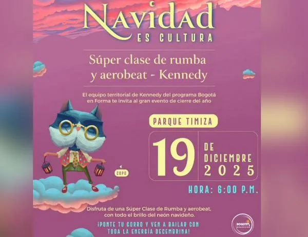 La Navidad se baila en Kennedy con una gran clase de rumba y aerobeat 