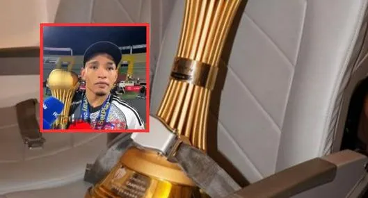 Jermein Zidane salió a cobrar nuevo título del Junior Tienen que ir a dormir