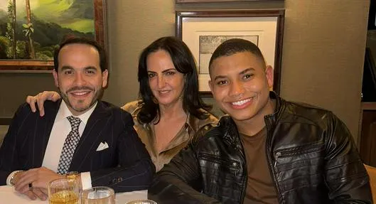 María Fernanda Cabal, Miguel Polo Polo y Abelardo de la Espriella, cuando eran amigos.