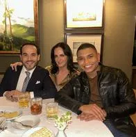 María Fernanda Cabal, Miguel Polo Polo y Abelardo de la Espriella, cuando eran amigos.