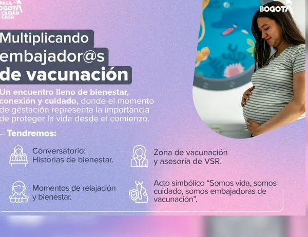 Desde el primer respiro, Bogotá fortalece la vida con vacunación materna VSR 